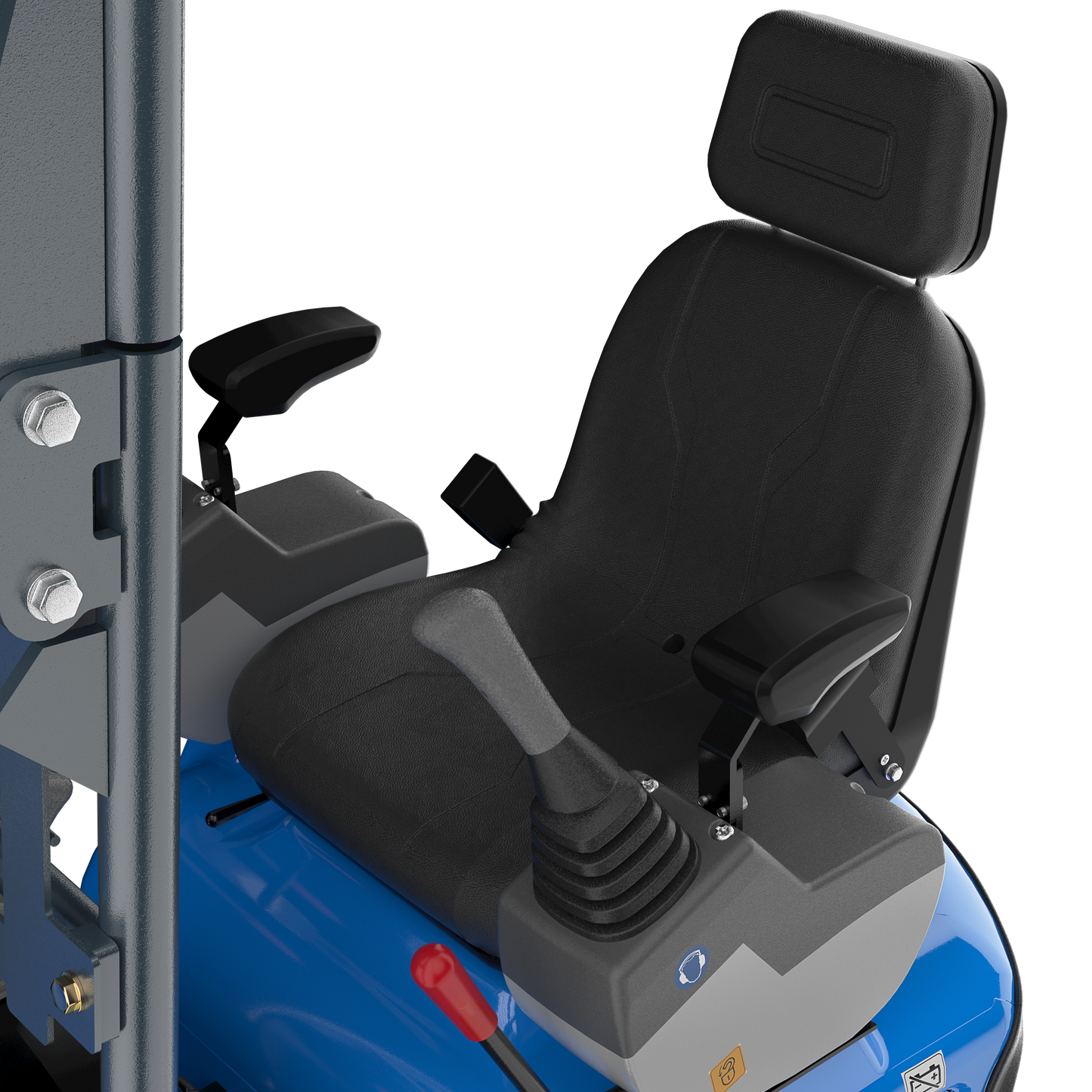 R13 PRO,"Rippa R13 PRO Bedienstand, freigestellt, mit Joysticks und Sitzflaeche"